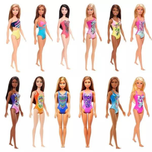 Mattel Barbie: Beach Barbie baba fürdőruhában - többféle (DWJ99/172844)