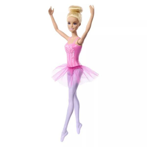 Mattel Barbie: Szőke hajú balerina baba rózsaszín tütüben (HRG34)