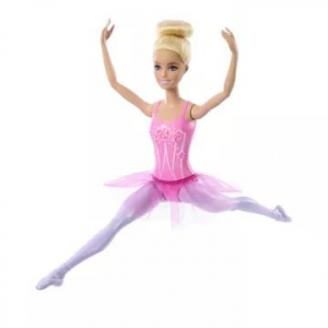 Mattel Barbie: Szőke hajú balerina baba rózsaszín tütüben (HRG34)