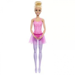 Mattel Barbie: Szőke hajú balerina baba rózsaszín tütüben (HRG34)