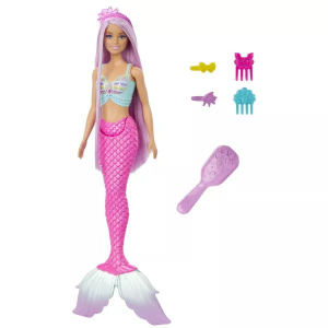 Mattel Barbie Dreamtopia: Varázslatos frizura sellő baba (HRR00)