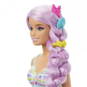 Mattel Barbie Dreamtopia: Varázslatos frizura sellő baba (HRR00)