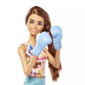 Mattel Barbie feltöltődés: Barna hajú fitness Barbie baba (HKT91)