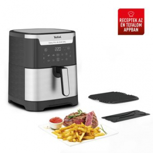 Tefal EY801D15 Easy Fry & Grill 2az1-ben XXL forrólevegős sütő rozsdamentes acél-fekete