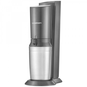 Sodastream Szódakészítő Crystal 3.0 nemesacél, fekete