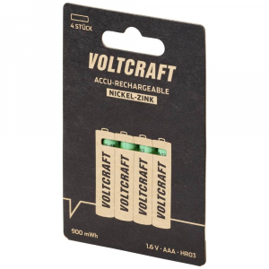 VOLTCRAFT HR03 Mikroakku NiZn 550 mAh 1.6 V 4 db