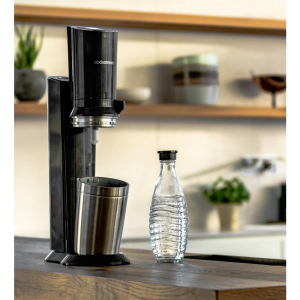 Sodastream Szódakészítő Crystal 3.0 nemesacél, fekete