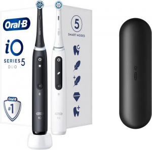 Braun Oral-B iO5 Duo elektromos fogkefe fekete-fehér (4210201428695)