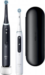 Braun Oral-B iO5 Duo elektromos fogkefe fekete-fehér (4210201428695)