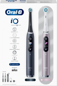Braun Oral-B iO9 Duo elektromos fogkefe Black Onyx & Rose Quartz (4210201411574)
