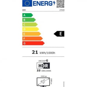 27" AOC 27G4X FHD Pivot IPS monitor