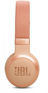 JBL LIVE 670 BTNC Bluetooth zajszűrős fejhallgató homok (JBLLIVE670NCSAT)