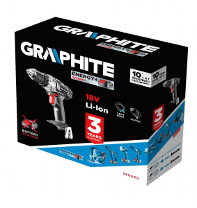 Graphite 58G000 akkus fúró Energy+ 18V, akku nélkül