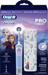 Braun Oral-B Pro Kids 3+ Frozen elektromos fogkefe tokkal (8006540773338)