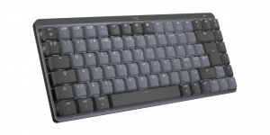 Logitech Machez készült MX Mechanical Mini amerikai nemzetközi (Qwerty) Tactile Quiet billentyűzet űrszürke (920-010837)