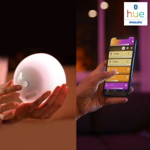 Philips Hue Go v2 LED asztali lámpa + Hue Bridge (PHL23003set)