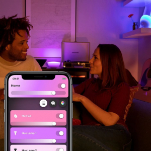 Philips Hue Go v2 LED asztali lámpa + Hue Bridge (PHL23003set)