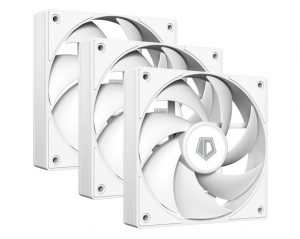 ID-Cooling AF-125-W TRIO hűtő ventiátor 12cm, 3db fehér