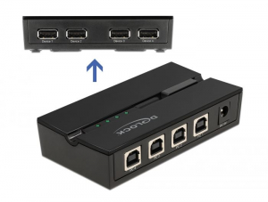 Delock USB 2.0 kapcsol&oacute; 4 szem&eacute;lyi sz&aacute;m&iacute;t&oacute;g&eacute;p - 4 eszk&ouml;z (11494)