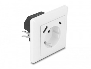 Delock konnektor k&eacute;t USB t&ouml;ltő csatlakoz&oacute;val 3,4 A, 1db A-t&iacute;pus&uacute; USB &eacute;s 1db USB Type-C (11489)