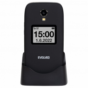 Evolveo EasyPhone FS mobiltelefon fekete-ezüst (EP-771-FSB)