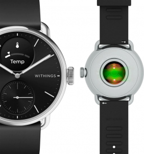 Withings Scanwatch 2 38mm aktivit&aacute;sm&eacute;rő &oacute;ra fekete (HWA10-model 1-All-Int)