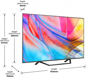 Hisense 43A7KQ 43" 4K UHD Smart LED TV