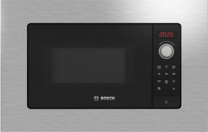 Bosch BFL623MS3 beépíthető mikrohullámú sütő fekete-inox