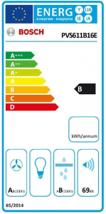 Bosch PVS611B16E be&eacute;p&iacute;thető &ouml;n&aacute;ll&oacute; indukci&oacute;s &uuml;vegker&aacute;mia főzőlap be&eacute;p&iacute;tett p&aacute;raelsz&iacute;v&oacute;val