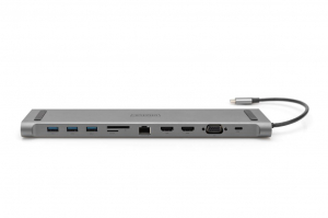 Digitus 11-Port USB-C Dock notebook dokkoló (DA-70898)