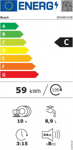 Bosch SPS4EKI24E szabadonálló mosogatógép