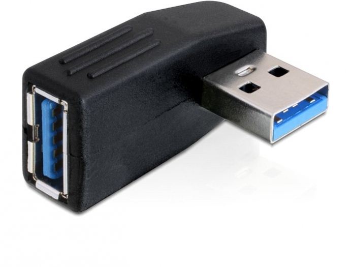 Delock DL65341 USB 3.0 apa-anya vízszintesen 90°-ban forgatott adapter