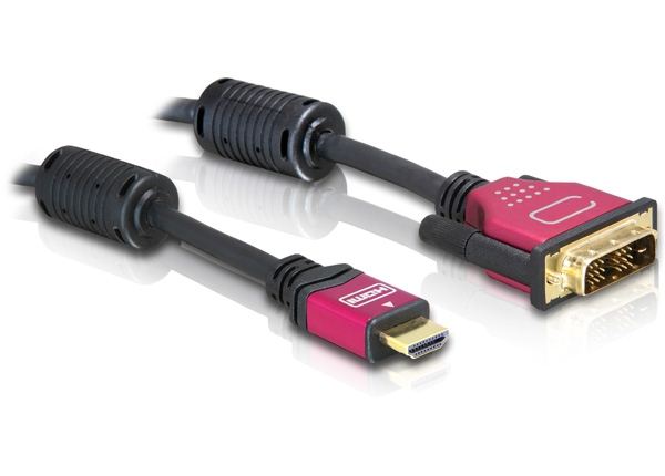 Delock DL84342 HDMI – DVI átalakító kábel 1.8m apa - apa