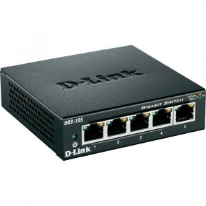 D-Link DGS-105/E 10/100/1000Mbps 5 portos switch