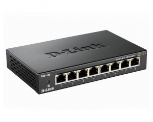 D-Link DGS-108E  10/100/1000Mbps 8 portos switch