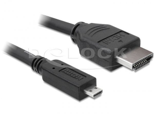 Delock DL82661 High Speed HDMI Ethernet kábel A/D - A apa - apa 1m