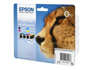 Epson Multipack tintapatron B/Y/C/M (T0715 )