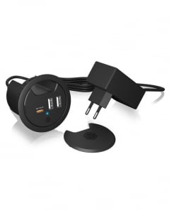 Raidsonic IcyBox In-Desk USB töltő (IB-HUB1407)