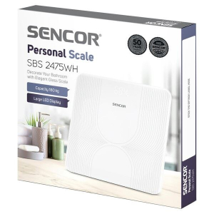 Sencor SBS 2475WH személymérleg fehér