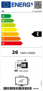 JVC LT-32VF5305 32" Full HD Smart LED TV fekete