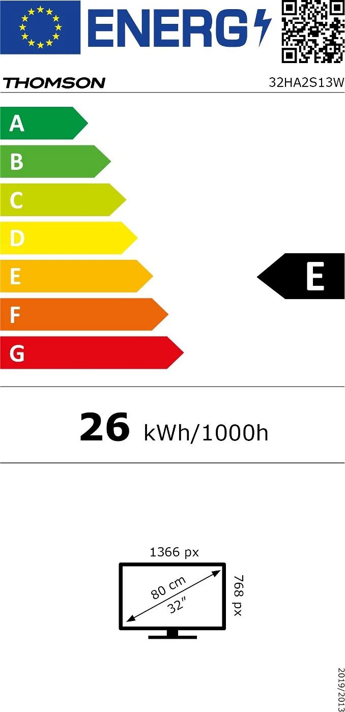 Thomson 32HA2S13W HD Ready LED Smart TV