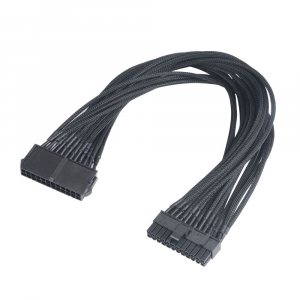 Akasa Flexa P24 24pin ATX hosszabbító kábel 40cm fekete (AK-CBPW06-40BK)