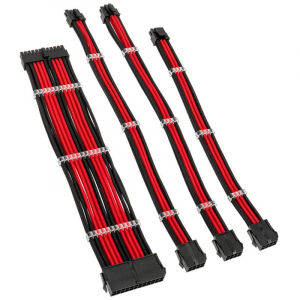 Kolink Core Standard fonott hosszabbító kit Jet Black/Racing Red (5999094005167)