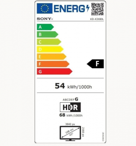 Sony KD-43X80L 43" 4K Ultra HD Smart LED TV (KD43X80LPAEP)