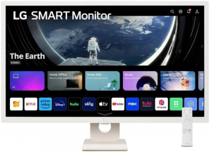 32" LG 32SR50F-W Smart LCD monitor fehér