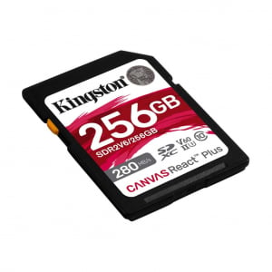 256GB SDXC Kingston Canvas React Plus CL10 UHS-II U3 V60 memóriakártya (SDR2V6/256GB)