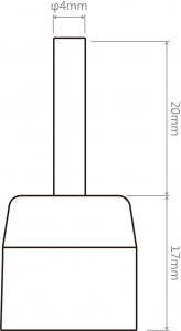 TOOLCRAFT hől&eacute;gf&uacute;v&oacute; hegy 4 mm, hossza 37 mm (TPS-800HT1)