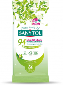 Sanytol 94%-ban növényi eredetű fertőtlenítő kendő 36db (8411660005168)
