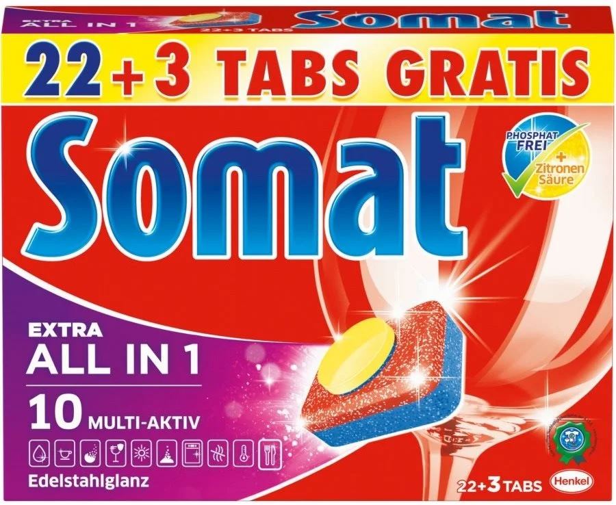 Somat All in 1 Extra mosogatógép tabletta 25db (4015000962940)