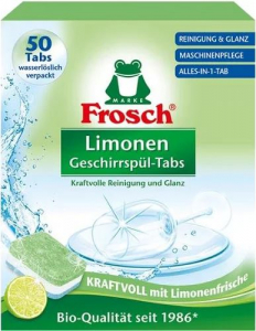 Frosch EKO All in One mosogatógép tabletta citrom 50db (4001499947315)